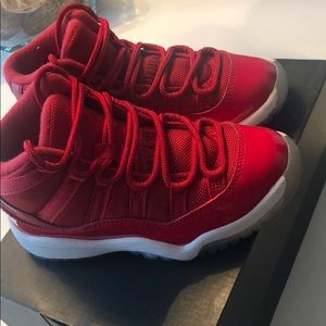 Toddler Jordan 11s. Only worn once, briefly.